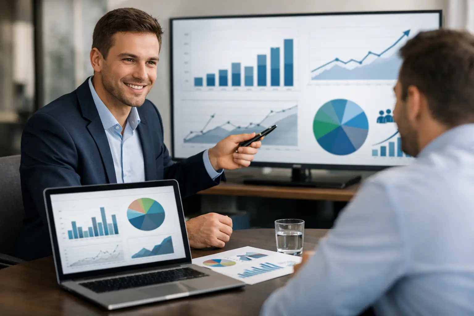 Slide consulente commerciale che convincono
